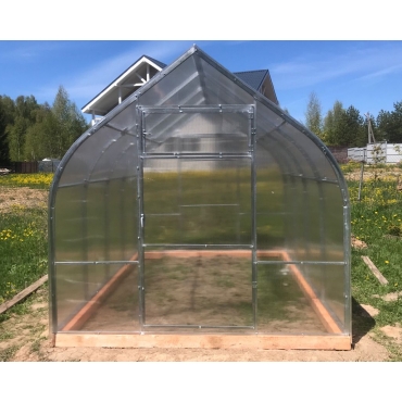 Теплица Каплевидная 40х20 - ширина 2.5 м в Калуге