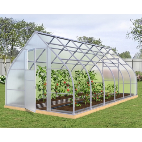 Теплица Каплевидная 40х20 - ширина 2.5 м в Калуге